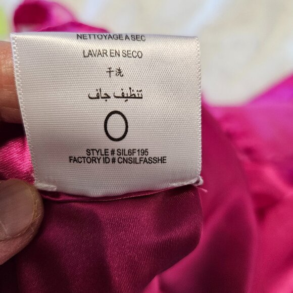 BCBG MAXAZRIA Hot Pink Ruffled mini dress size 6 - Picture 9 of 15